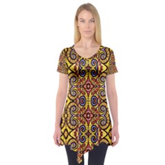 Apart Art Short Sleeve Tunic 