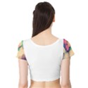 Bike Short Sleeve Crop Top (Tight Fit) View2