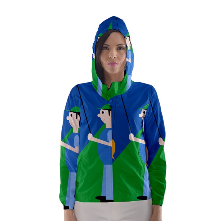 Fisherman Hooded Wind Breaker (Women)