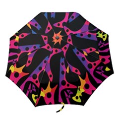 Colorful Pattern Folding Umbrellas by Valentinaart