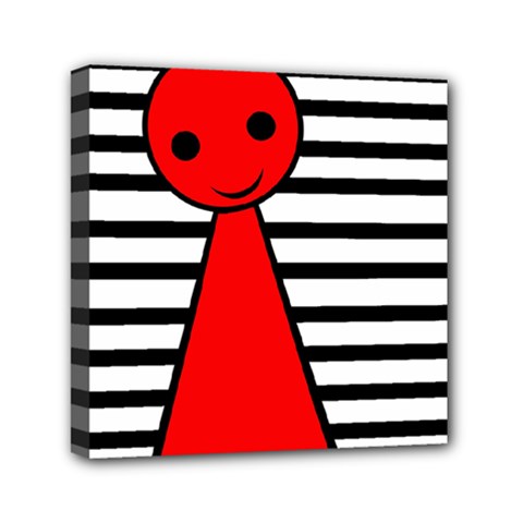 Red Pawn Mini Canvas 6  X 6  by Valentinaart