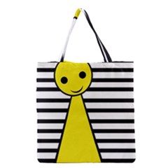 Yellow Pawn Grocery Tote Bag by Valentinaart