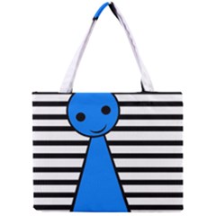 Blue Pawn Mini Tote Bag by Valentinaart