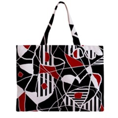 Artistic Abstraction Zipper Mini Tote Bag by Valentinaart