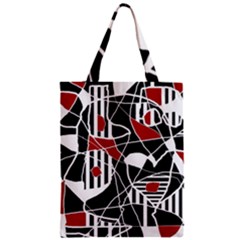 Artistic Abstraction Zipper Classic Tote Bag by Valentinaart