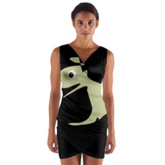 Kangaroo Wrap Front Bodycon Dress by Valentinaart