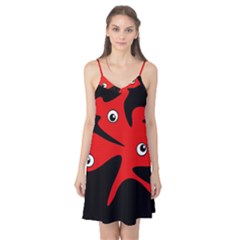 Red Amoeba Camis Nightgown by Valentinaart