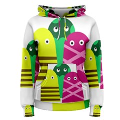Three Mosters Women s Pullover Hoodie by Valentinaart