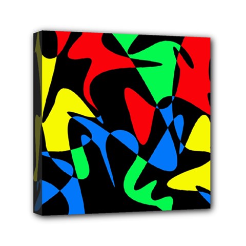 Colorful abstraction Mini Canvas 6  x 6 