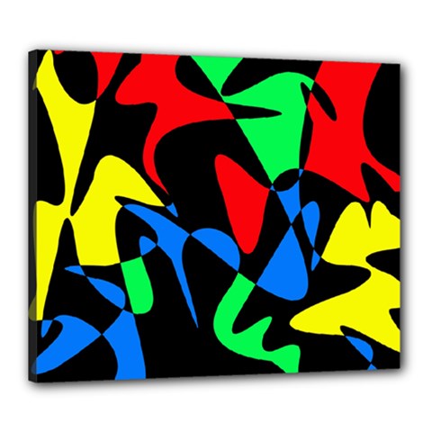 Colorful abstraction Canvas 24  x 20 