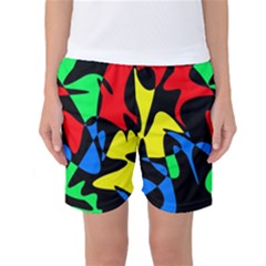 Colorful abstraction Women s Basketball Shorts