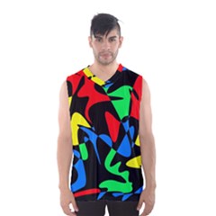 Colorful Abstraction Men s Basketball Tank Top