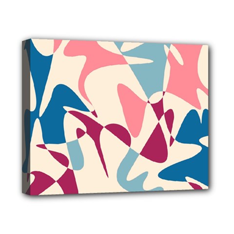 Blue, Pink And Purple Pattern Canvas 10  X 8 