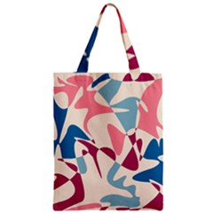 Blue, Pink And Purple Pattern Zipper Classic Tote Bag by Valentinaart