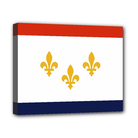 Flag Of New Orleans  Canvas 10  X 8  by abbeyz71