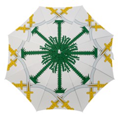 Emblem Of Saudi Arabia  Straight Umbrellas by abbeyz71
