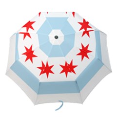 Flag Of Chicago Folding Umbrellas