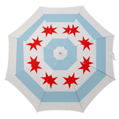 Flag Of Chicago Straight Umbrellas