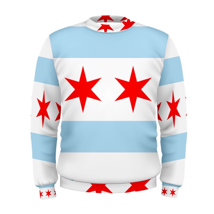 Flag Of Chicago Men s Sweatshirt