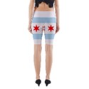 Flag Of Chicago Yoga Cropped Leggings View2