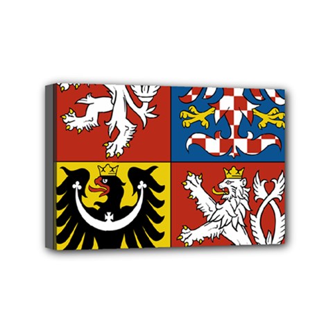 Coat Of Arms Of The Czech Republic Mini Canvas 6  X 4 