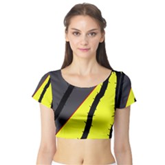 Spider Short Sleeve Crop Top (tight Fit)