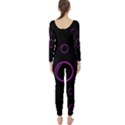 Purple bubbles  Long Sleeve Catsuit View2