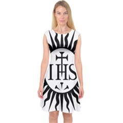 Society Of Jesus Logo (jesuits) Capsleeve Midi Dress by abbeyz71