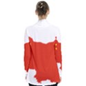 Flag Map Of China Women s Open Front Pockets Cardigan(P194) View2