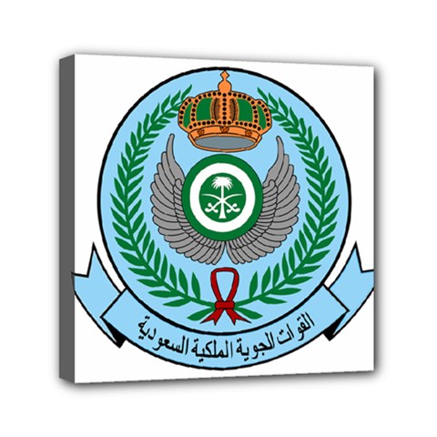 Emblem Of The Royal Saudi Air Force  Mini Canvas 6  X 6  by abbeyz71