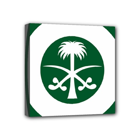 Roundel Of The Royal Saudi Air Force Mini Canvas 4  X 4  by abbeyz71