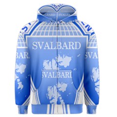 Coat Of Arms Of Svalbard Men s Zipper Hoodie by abbeyz71