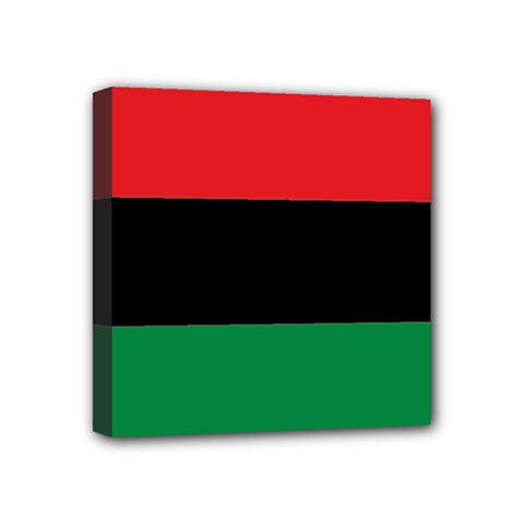 Pan African Flag  Mini Canvas 4  X 4  by abbeyz71