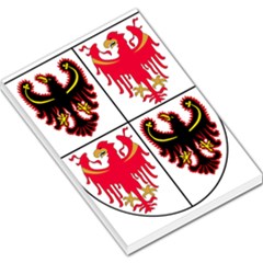 Coat of Arms of Trentino-Alto Adige Sudtirol Region of Italy Large Memo Pads