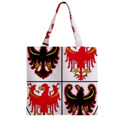 Coat of Arms of Trentino-Alto Adige Sudtirol Region of Italy Zipper Grocery Tote Bag