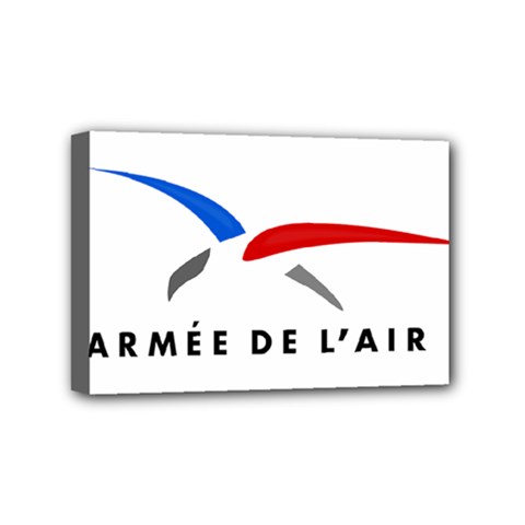 Logo Of The French Air Force (armee De L air) Mini Canvas 6  X 4  by abbeyz71