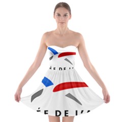 Logo Of The French Air Force (armee De L air) Strapless Dresses by abbeyz71