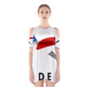 Logo Of The French Air Force (armee De L air) Cutout Shoulder Dress View1