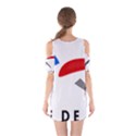 Logo Of The French Air Force (armee De L air) Cutout Shoulder Dress View2