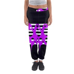 Purple Abstraction Women s Jogger Sweatpants by Valentinaart