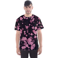 Pink Love Men s Sport Mesh Tee