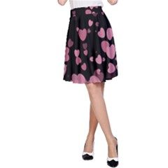 Pink Love A-Line Skirt