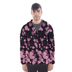 Pink Love Hooded Wind Breaker (Men)