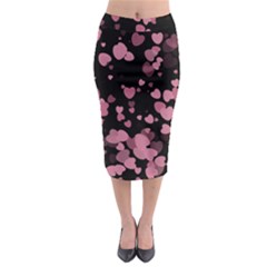 Pink Love Midi Pencil Skirt by TRENDYcouture