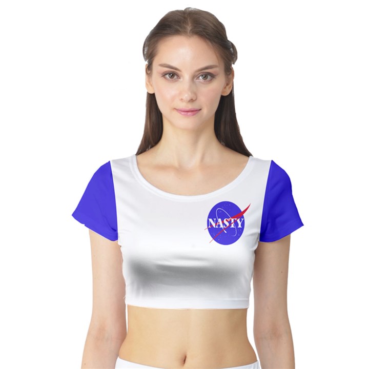 Nasty Short Sleeve Crop Top (Tight Fit)