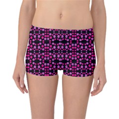 Dots Pattern Pink Boyleg Bikini Bottoms