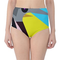 Angry Bird High-waist Bikini Bottoms by Valentinaart