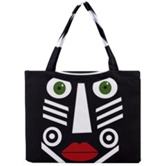 African Mask Mini Tote Bag by Valentinaart