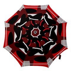 Crazy Abstraction Hook Handle Umbrellas (large) by Valentinaart