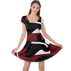 Crazy Abstraction Cap Sleeve Dresses by Valentinaart